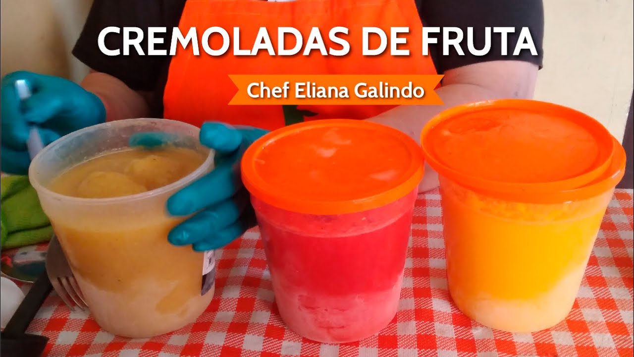 🍓 Cremoladas de Fruta | Cocona, Maracuyá, Fresa, Mango 