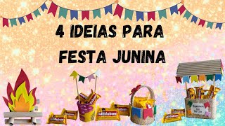 4 IDEIAS PARA FESTA JUNINA/SÃO JOÃO COM MATERIAIS RECICLÁVEIS 4 IDEIAS PARA FESTA JUNINA/SÃO JOÃO COM MATERIAIS RECICLÁVEIS