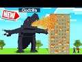 Playing As GODZILLA vs. A MINECRAFT WORLD!