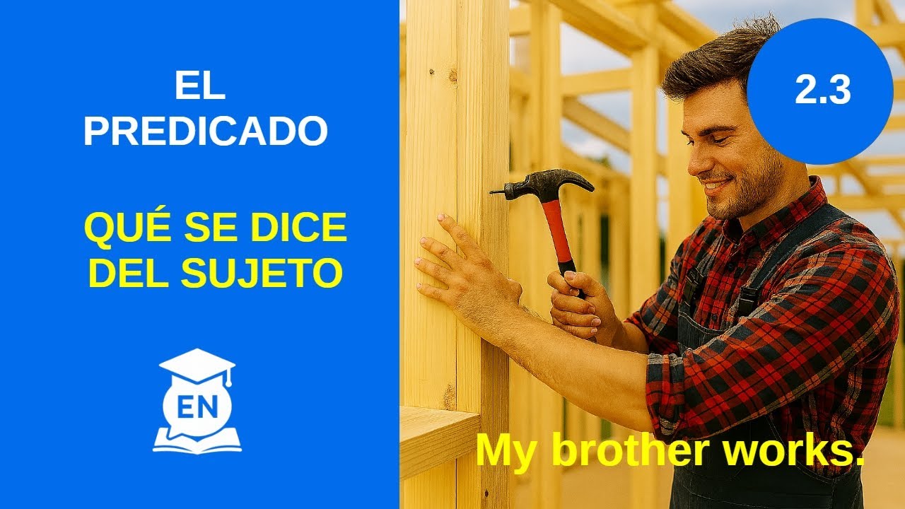 Inglés Nivel 2 – Lección 3: El Predicado | Qué se dice … — Transcript
