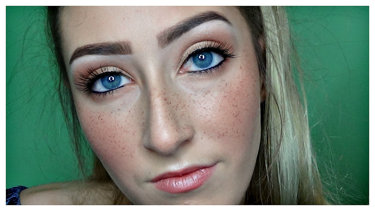 Natural Drugstore Makeup Tutorial DIY Faux Freckles YouTube