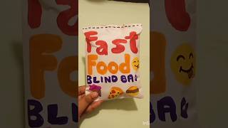 Fast food blind bag🍔 #shorts #youtubeshorts #blindbag #squishy #papercraft #asmrunboxing #asmr