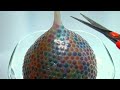 オービーズ3333個で風船スクイーズ作ってみた 3333 Orbeez Balloon Experiment