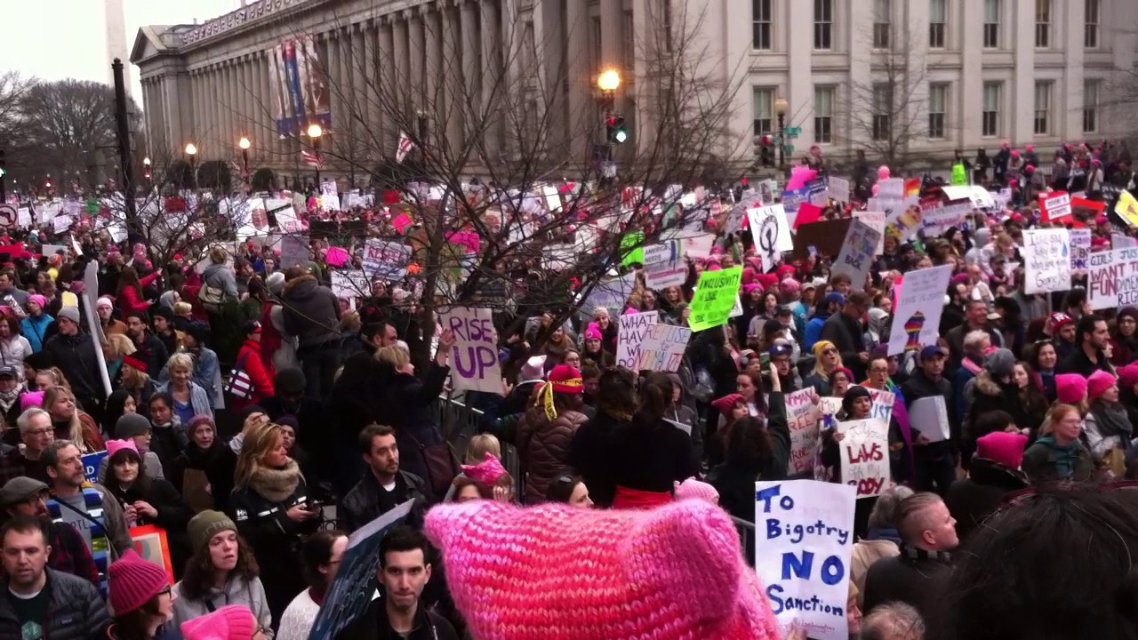 Women's March DC 1/21/2017 - Welcome to Your First Day - YouTube