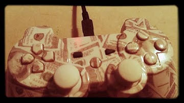 Ps3 controller part 2 mod 100 dollar bill shell