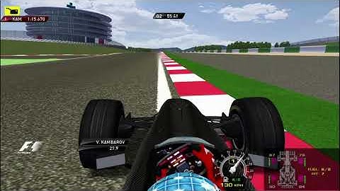 F1 Portimao Onboard lap rfactor
