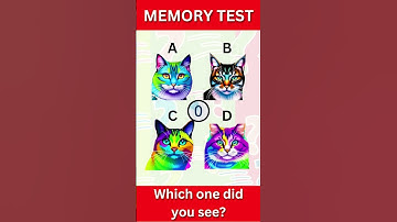 Memory Test - How good is your short term memory #shorts #ytshorts