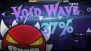 (60hz 144fps) Deadlocked to Void Wave 37% - Biggest Difficulty Jump in GD? (on stream)