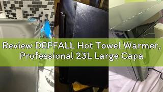 Review DEPFALL Hot Towel Warmer, Professional 23L Large Capacity Hot Towel Cabinet, 2-in-1 Spa Towel