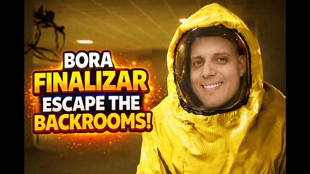 😱 BORA FINALIZAR ESCAPE THE BACKROOMS (Terror CO-OP)