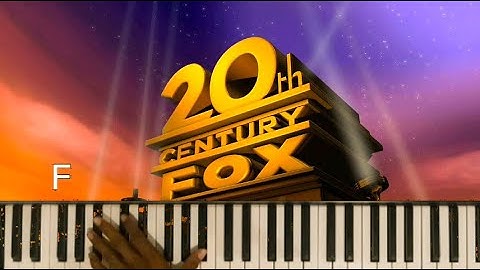 [WATCH THIS] 20th Century Fox intro piano - Piano music tutorial for beginners