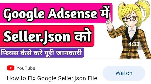 How To Fix Google Seller. Json File Issue In Google Adsense Quickly. Adsense New update for all