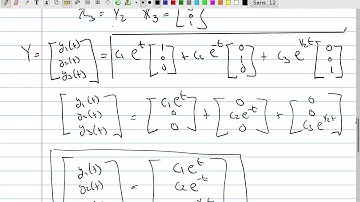 Systems of Linear Differential Equations (part2) - Section 6.2