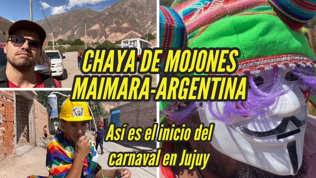 Así es la CHAYA DE MOJONES/El inicio del carnaval en el norte argentino/Maimara/Jujuy/ARGENTINA