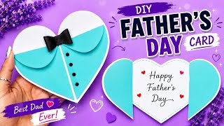 DIY Father's Day Card Making Idea ❤️ Easy Handmade Card for Dad