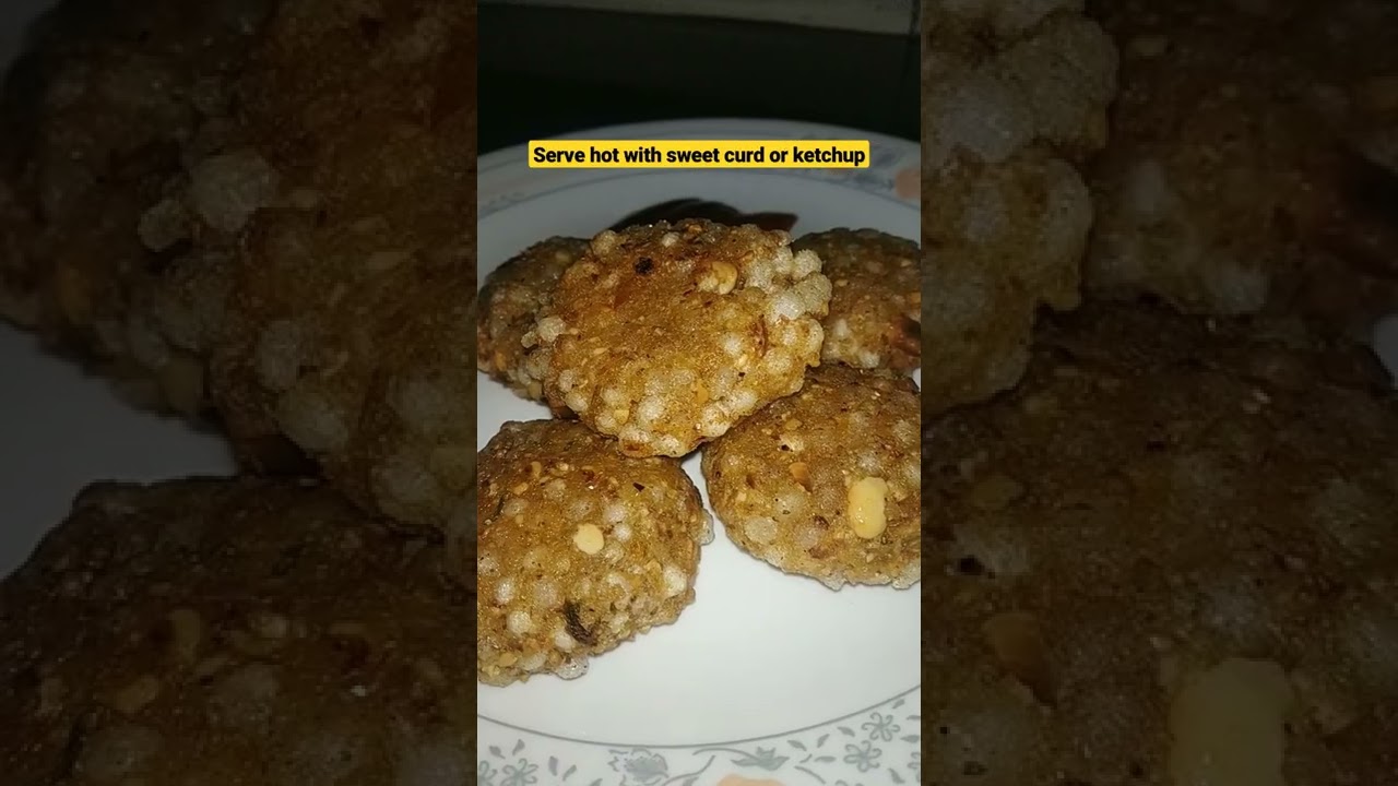 Sabudana Vada | #shorts | Link to detailed Sabudana Vada recipe in description`| Sabudana Vade | Indian Mom