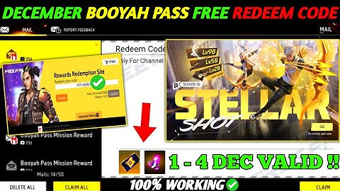 FREE FIRE REDEEM CODE TODAY 1 DECEMBER REDEEM CODE FREE FIRE | FF REDEEM CODE TODAY 1 DECEMBER