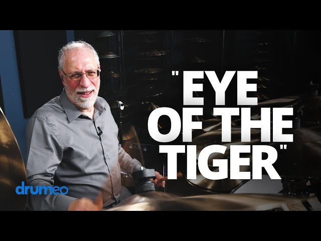 World's Happiest Drummer Plays Eye Of The Tiger (Drum Cover) class=
