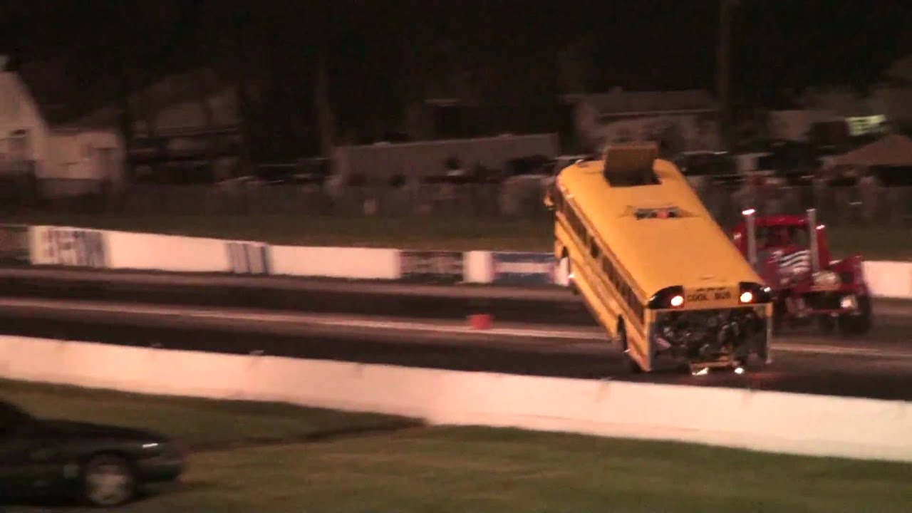 school bus wheelie youtube