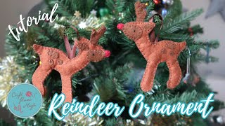 Reindeer Ornament Tutorial