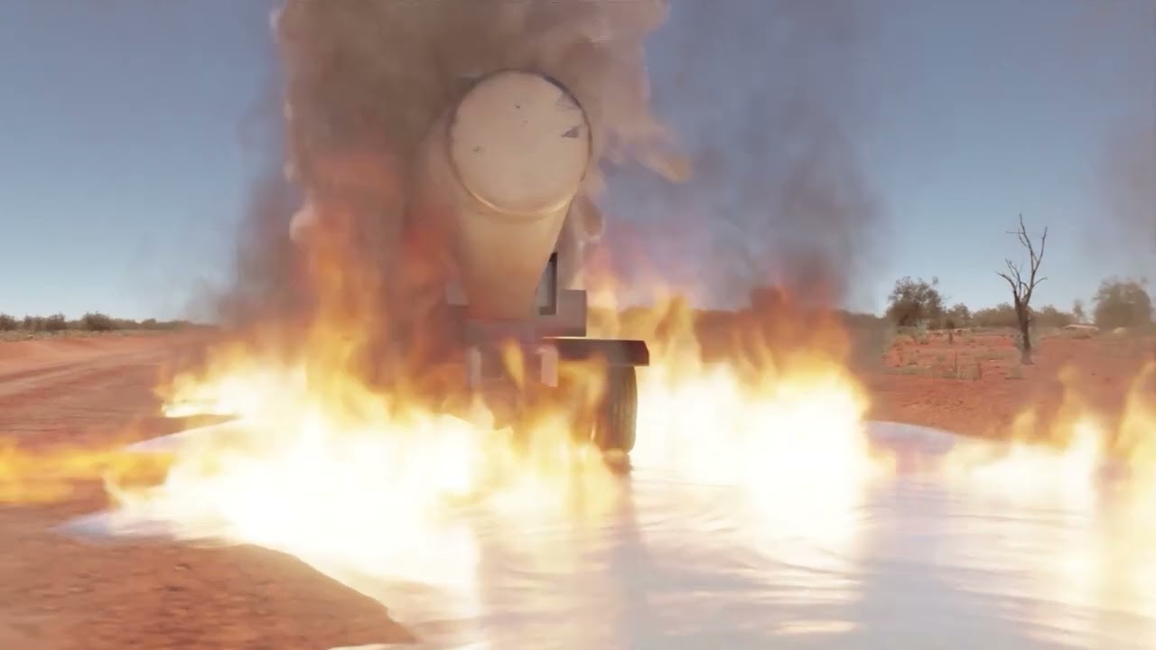 Ammonium nitrate emulsion (ANE) tanker trailer explosion investigation