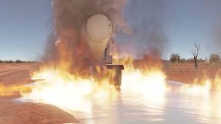 Ammonium nitrate emulsion (ANE) tanker trailer explosion investigation