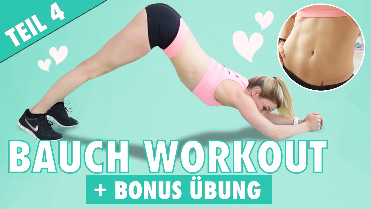 Bauch Workout Fur Straffen Bauch In 15 Min Bonus Ubung Fur Untere Bauchmuskeln Challenge No 4 Youtube