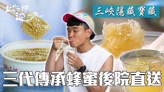 三峽戲水旁的隱藏版寶藏🐝三代傳承蜂蜜後院直送 滿牆獎牌見證超香濃好滋味!|上山下海過一夜 精華
