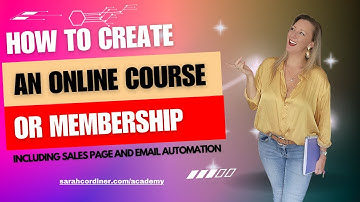 How To Create An Online Course or Membership on TekMatix - including sales page and email automation