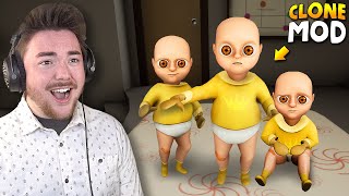 BABY CLONE MOD!!! | The Baby In Yellow Gameplay (Mods)