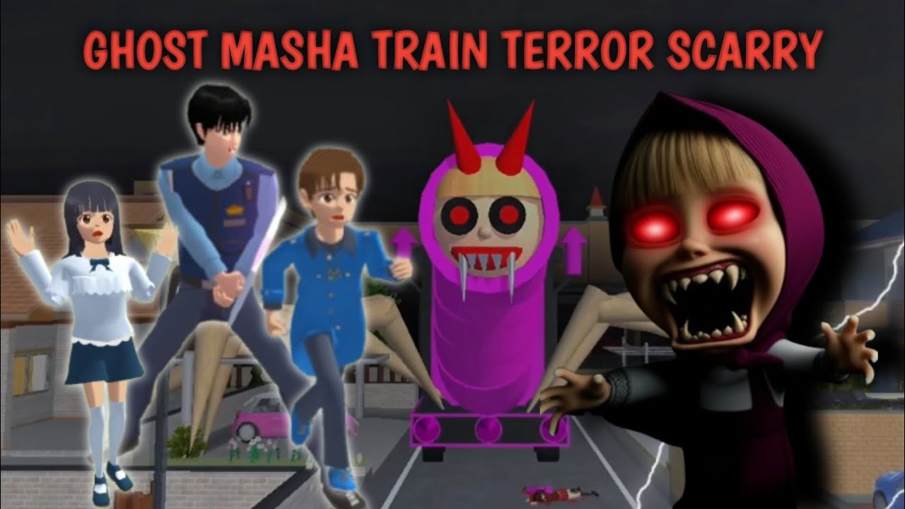 МАША ТЕРРОР: город-призрак Сакуры 😱 Юта и Мио отправляются спасать || СИМУЛЯТОР САКУРЫ ШОЛЛА