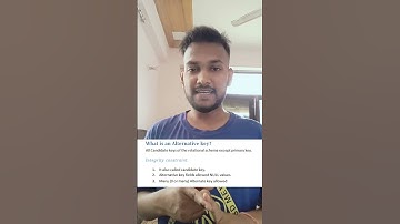 what is an Alternative key in database #coding #dbms #database #shorts #programmer