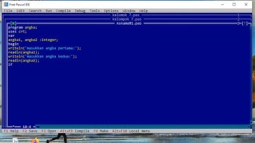 Tutorial Free Pascal Membuat Format Input