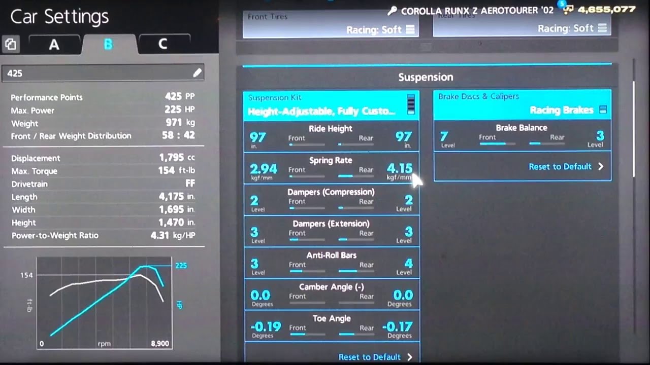 Toyota COROLLA RUNX Z AEROTOURER '02 GT6 Tune - YouTube