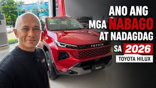 Ano ang mga NABAGO at NADAGDAG sa bagong 2026 TOYOTA HILUX
