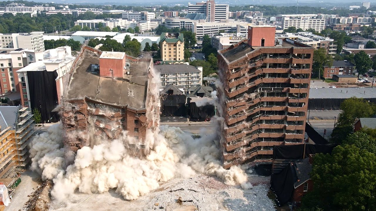 Carmichael Towers #1 and #2 @ Vanderbilt University - Controlled Demolition, Inc.