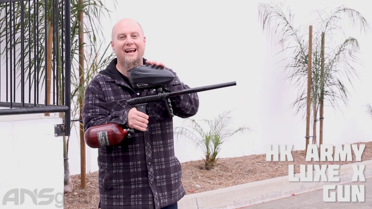 HK Army Luxe X Paintball Gun - Shooting
