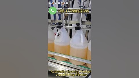 Automatic Cleaning Product Liquid Filling Machine For Detergent #liquidfillingmachine