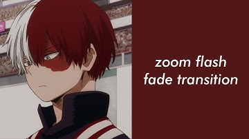 zoom flash/fade transition | videostar