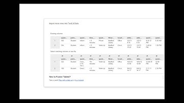Importing New Data Into Google Fusion Tables