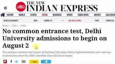 DU Admission 2021 Application form 🔥| Delhi University Admission 2021-22 | CUCET 2021 Application DU