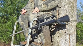 Gun Holder Video Used on a Tree Stand and a Climber Stand