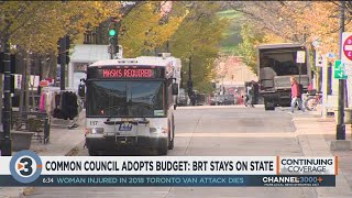 Common Council adopts budget, Bus Rapid Transit route stays on State Street