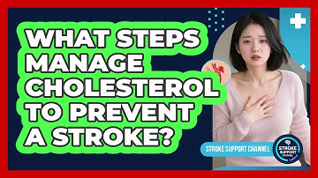 What Steps Manage Cholesterol To Prevent A Stroke?