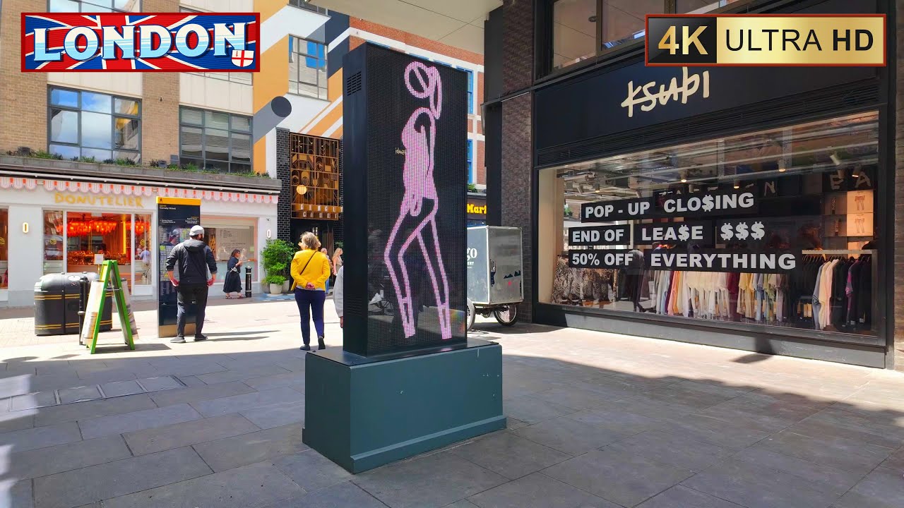 Explore London Up Close – Carnaby & Oxford Street | Summer 2025 [4K60]