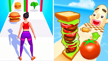 Sandwich Runner vs Twerk Race 2025 Max Level Unlocked SpeedRun Gameplay