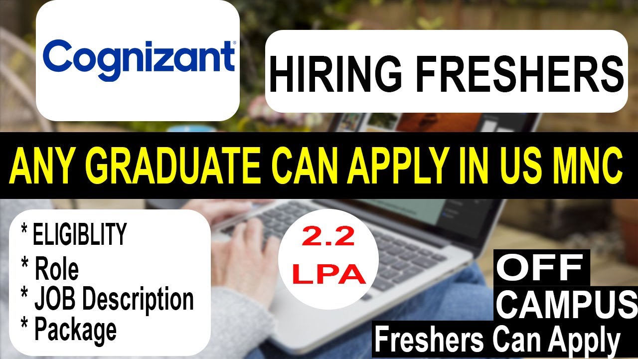Cognizant OFF Campus Drive || Graduate Trainee Engineer || Any Graduate ...
