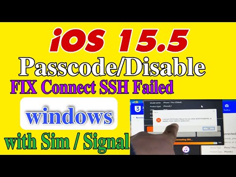 #1 [Windows] Bypass iCloud Passcode iOS 15.5 with Signal | 7 Plus | fix Connect SSH Failed | #vienthyhG Mới Nhất