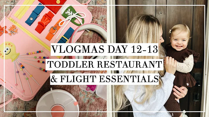 VLOGAMS DAY 12-13 | Toddler Restaurant and Flight ...