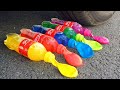 Crushing Crunchy & Soft Things by Car! EXPERIMENT Car vs COLA, SPRITE SLIME TOYS